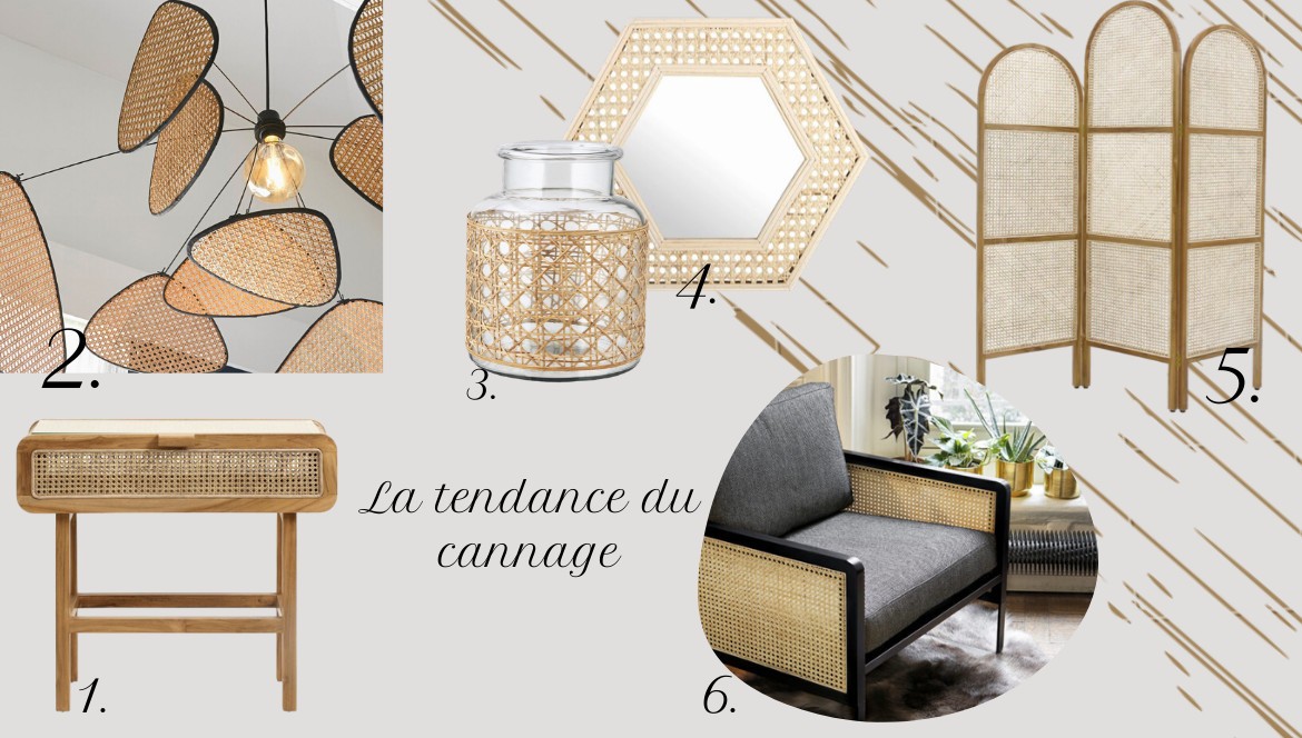 La tendance du cannage